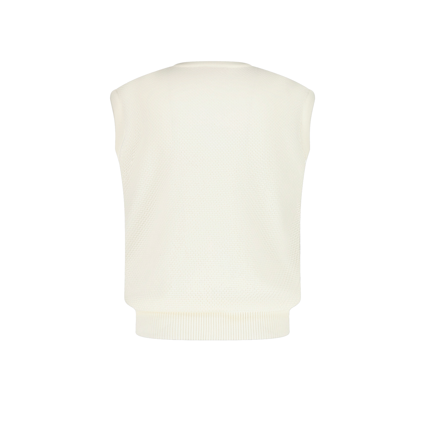 Ecru Sleeveless Sweater