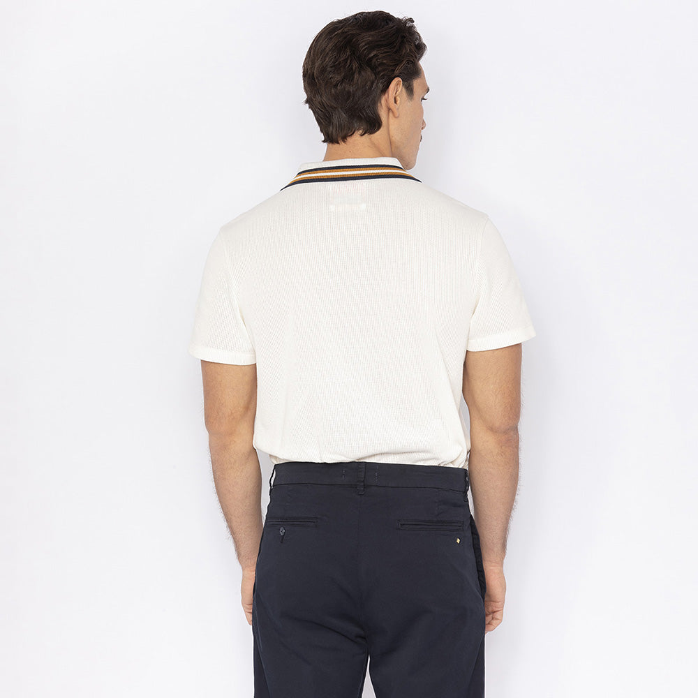 Knit Collar Polo
