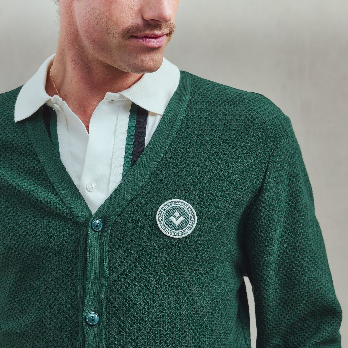 Green Cardigan Sweater