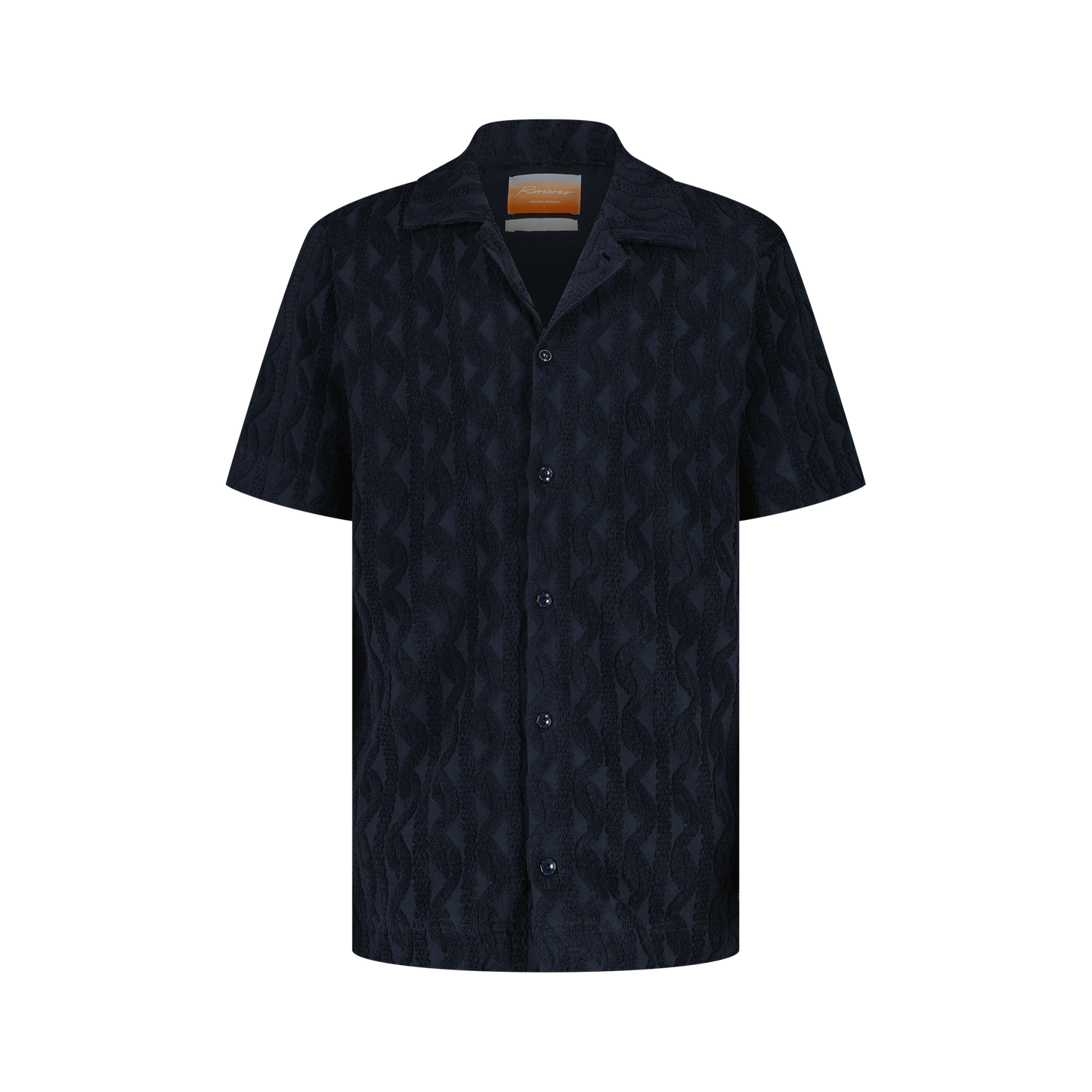 Navy Fancy Terry Shirt