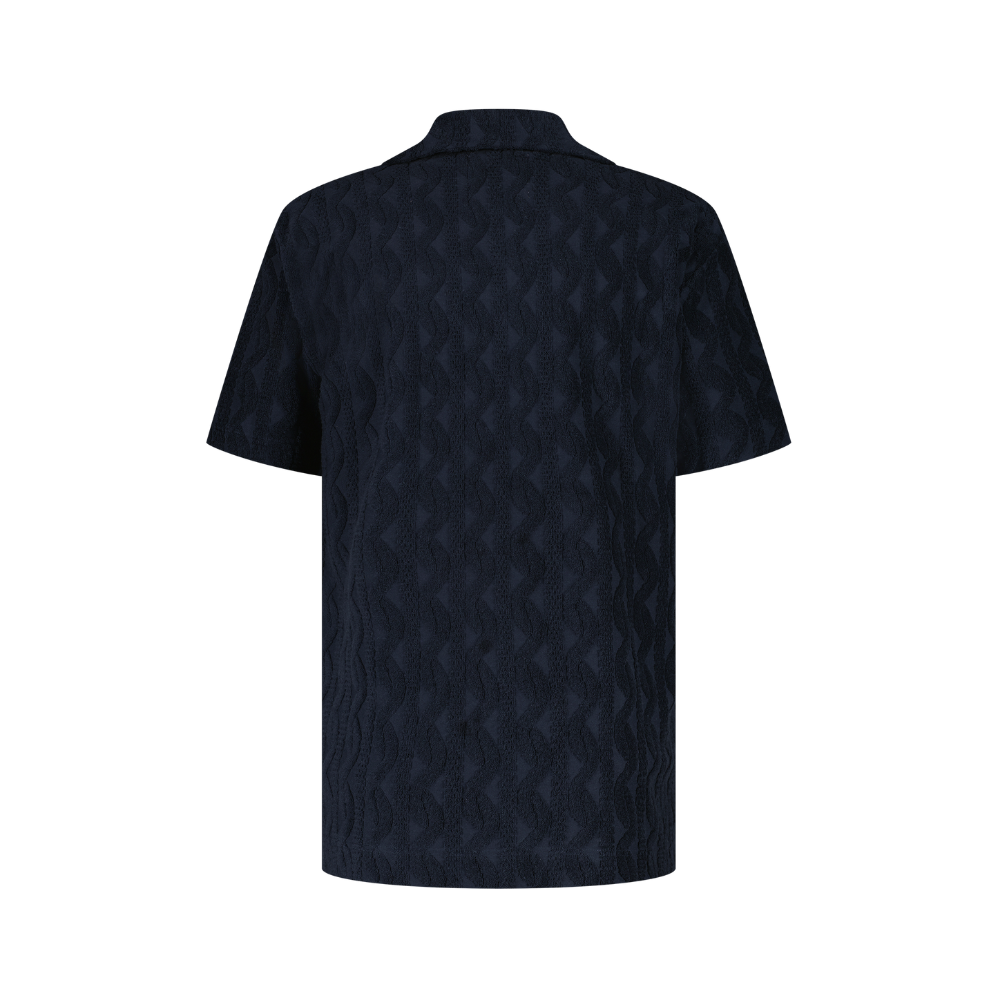 Navy Fancy Terry Shirt