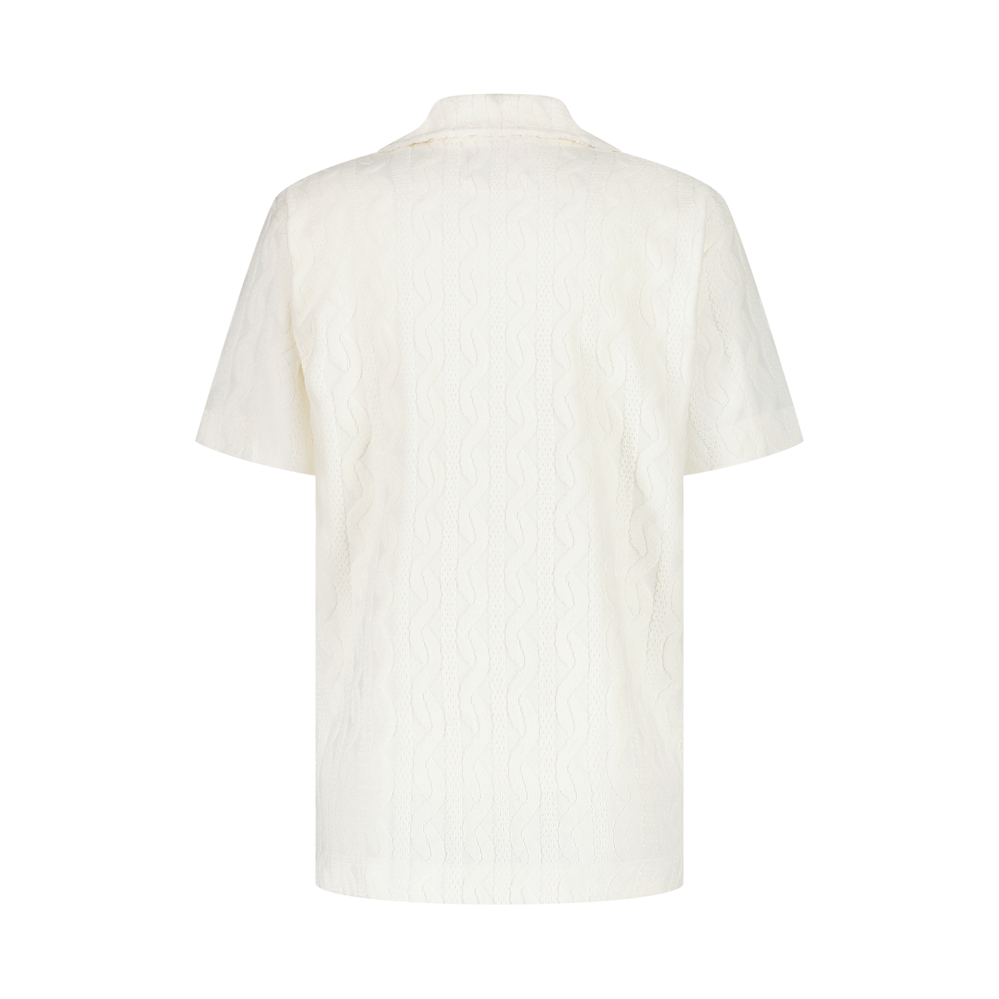 Ecru Fancy Terry Shirt