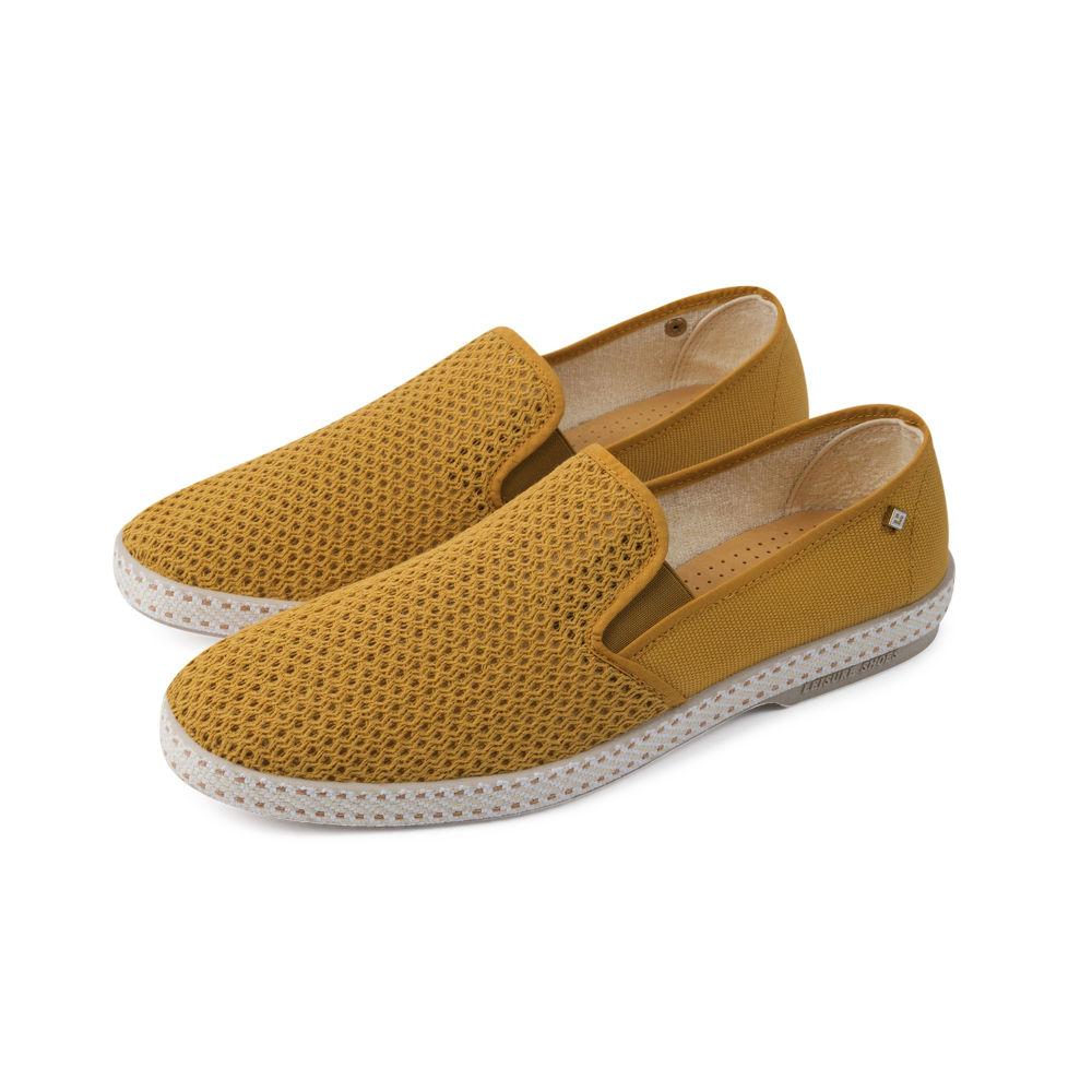Rivieras Classic Canvas & Mesh Loafer – Curry -On Shoe for Men & Women
