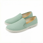 Rivieras Classic Canvas Loafer – Mint Green Slip-On Shoe for Men & Women