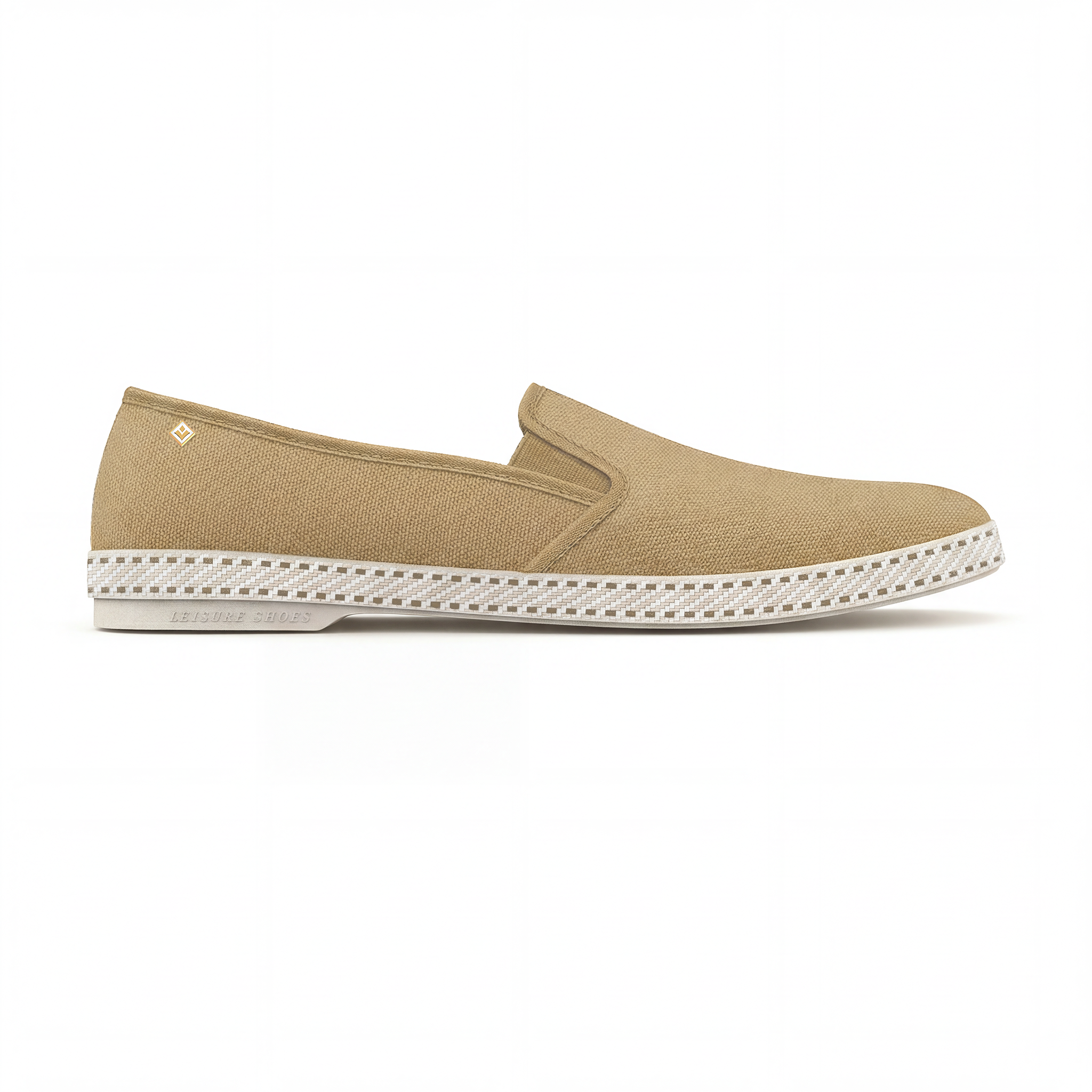 Rivieras Classic Canvas Loafer – Sand Slip-On Shoe for Men & Women