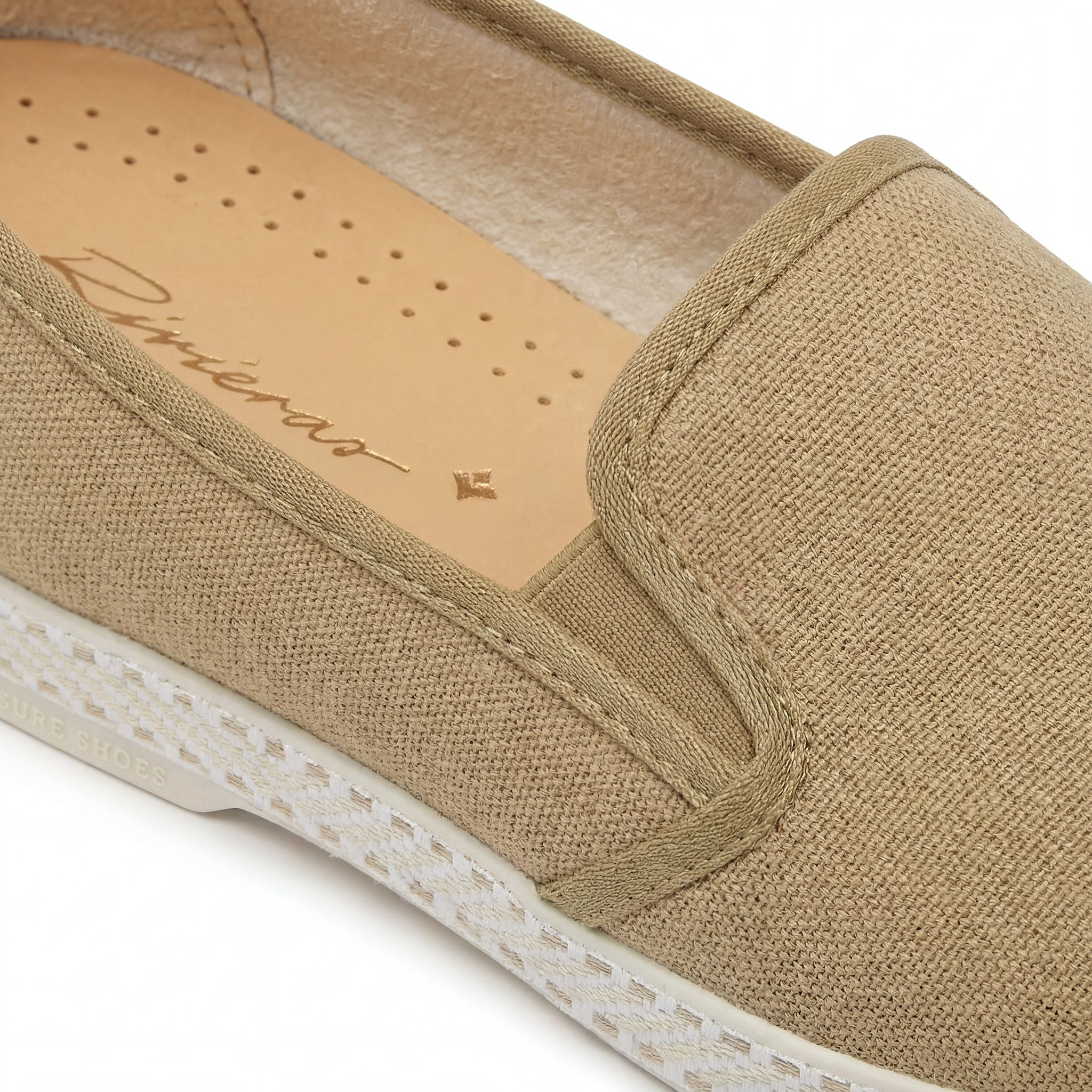 Rivieras Classic Canvas Loafer – Sand Slip-On Shoe for Men & Women