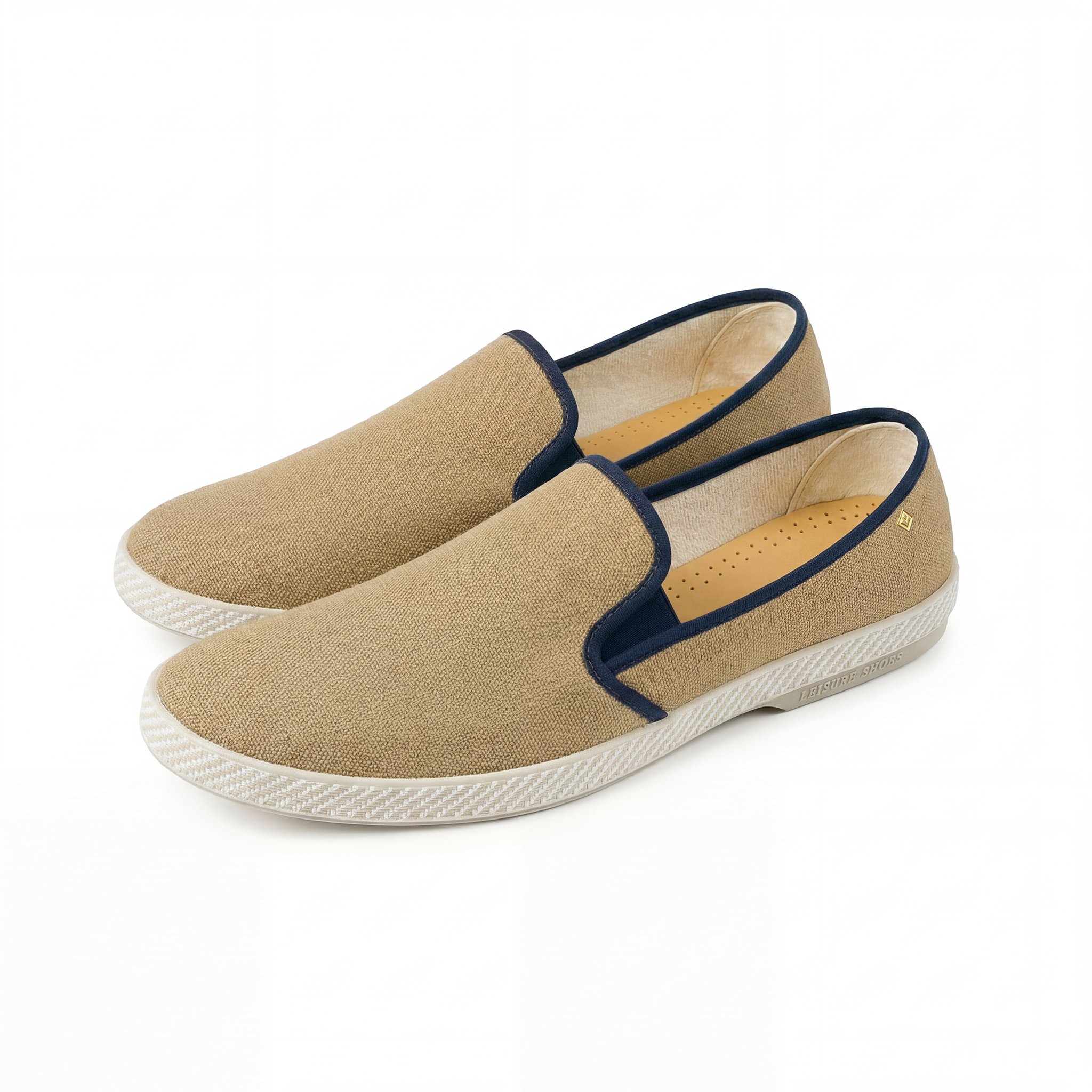 Classic Sand Navy Canvas