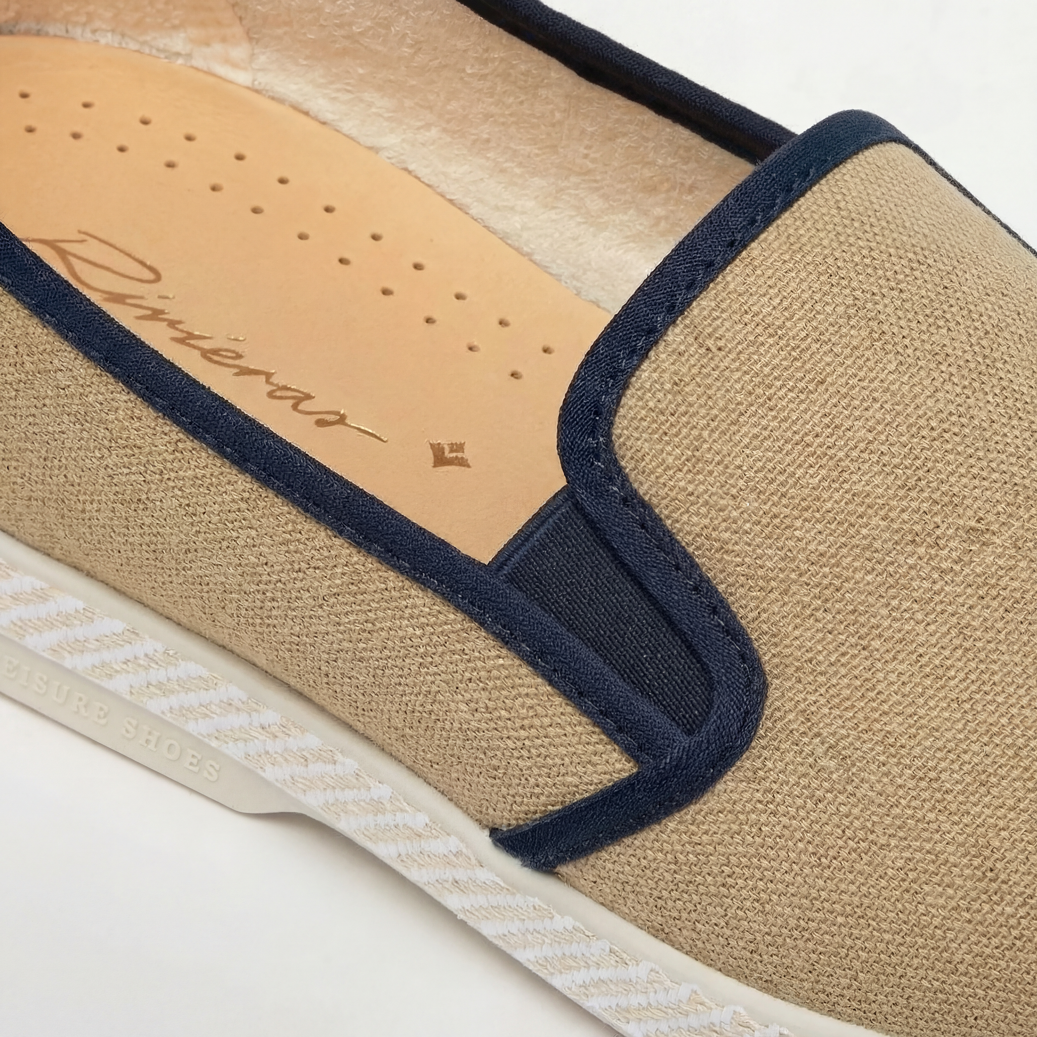 Classic Sand Navy Canvas