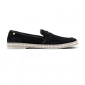 Rivieras Classic Leather Loafer – Black Slip-On Shoe for Men & Women