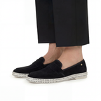 Rivieras Classic Leather Loafer – Black Slip-On Shoe for Men & Women