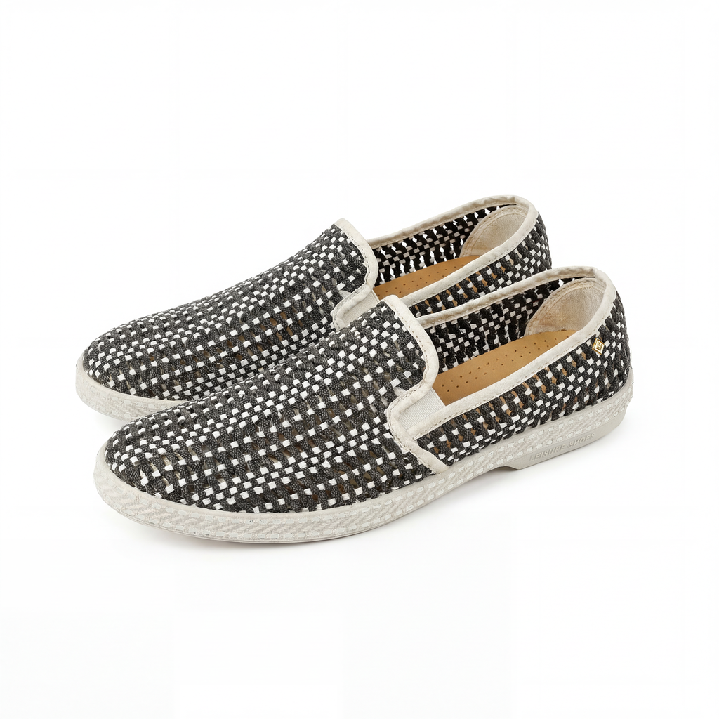 Rivieras Classic Roma Loafer – Black Slip-On Shoe for Men & Women