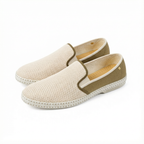 Rivieras Classic Match Loafer – Ecru Sand Two-Tone Slip-On for Men & Women