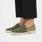 Rivieras Classic Match Loafer – Khaki Sand Two-Tone Slip-On for Men & Women