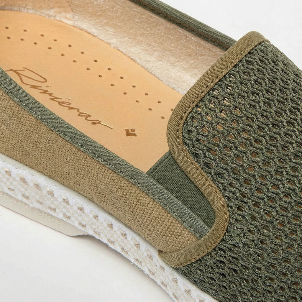 Rivieras Classic Match Loafer – Khaki Sand Two-Tone Slip-On for Men & Women