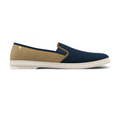 Rivieras Classic Match Loafer – Navy Sand Two-Tone Slip-On for Men & Women