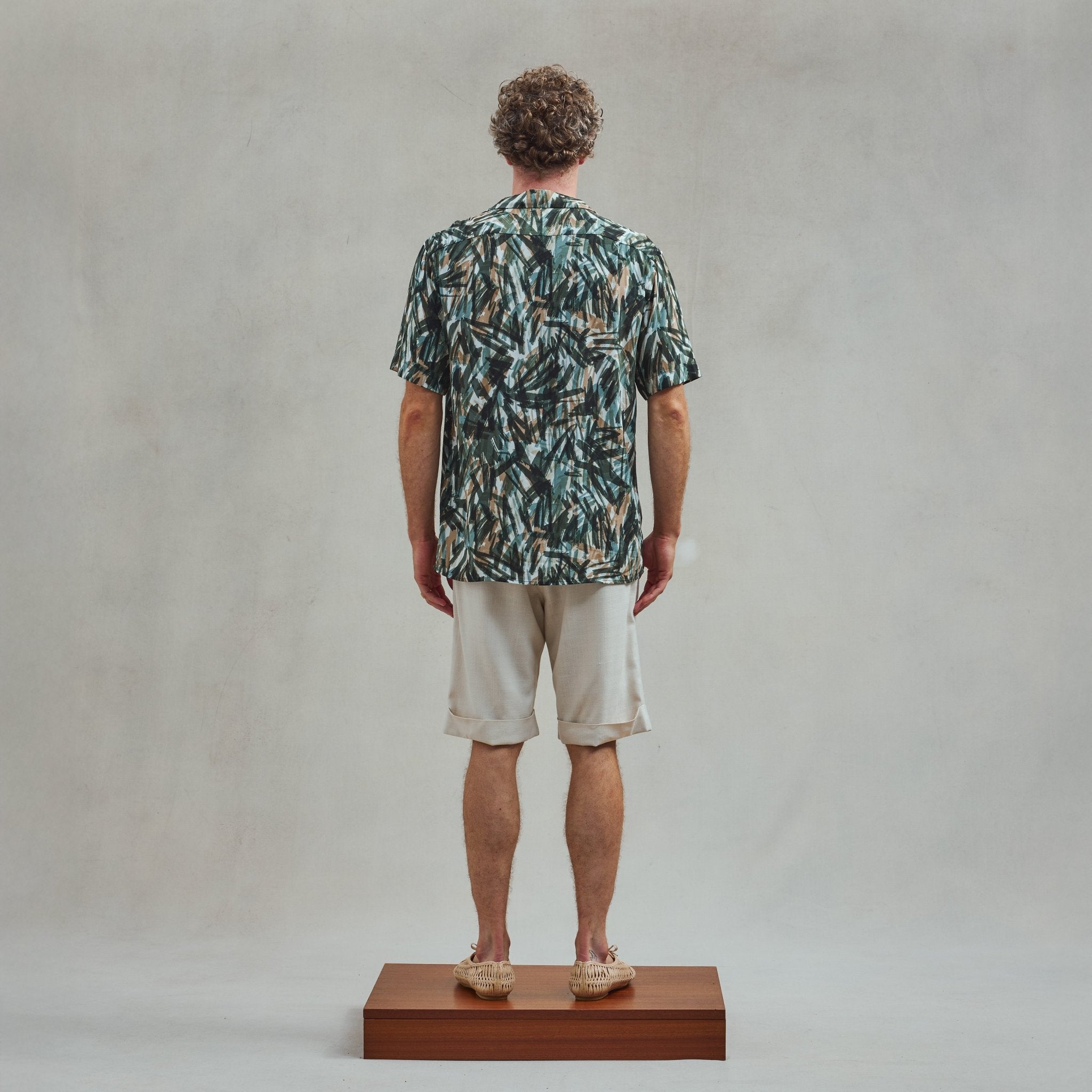 Rivieras European Union Adventure Patterned Shirt apparel handmade in Spain.