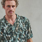 Rivieras European Union Adventure Patterned Shirt apparel handmade in Spain.