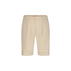 Rivieras European Union Beige Cuffed Shorts apparel handmade in Spain.