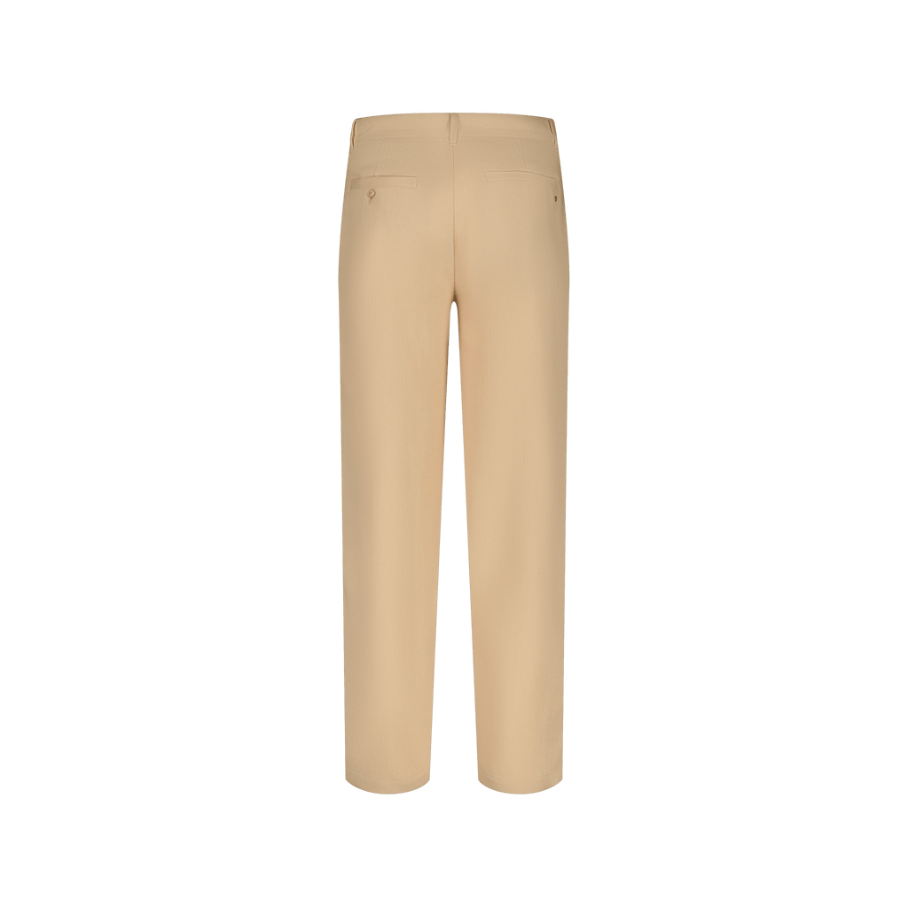 Rivieras European Union Beige Fatigue Pants apparel handmade in Spain.