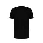 Rivieras European Union Black Jersey Fancy T-Shirt apparel handmade in Spain.