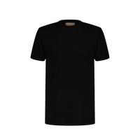 Rivieras European Union Black Jersey Fancy T-Shirt apparel handmade in Spain.