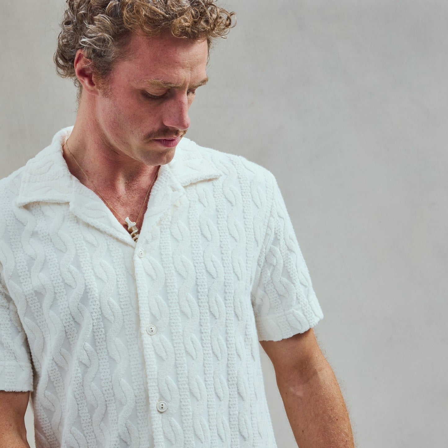 Rivieras European Union CH - CASABLANCA Ecru apparel handmade in Spain.