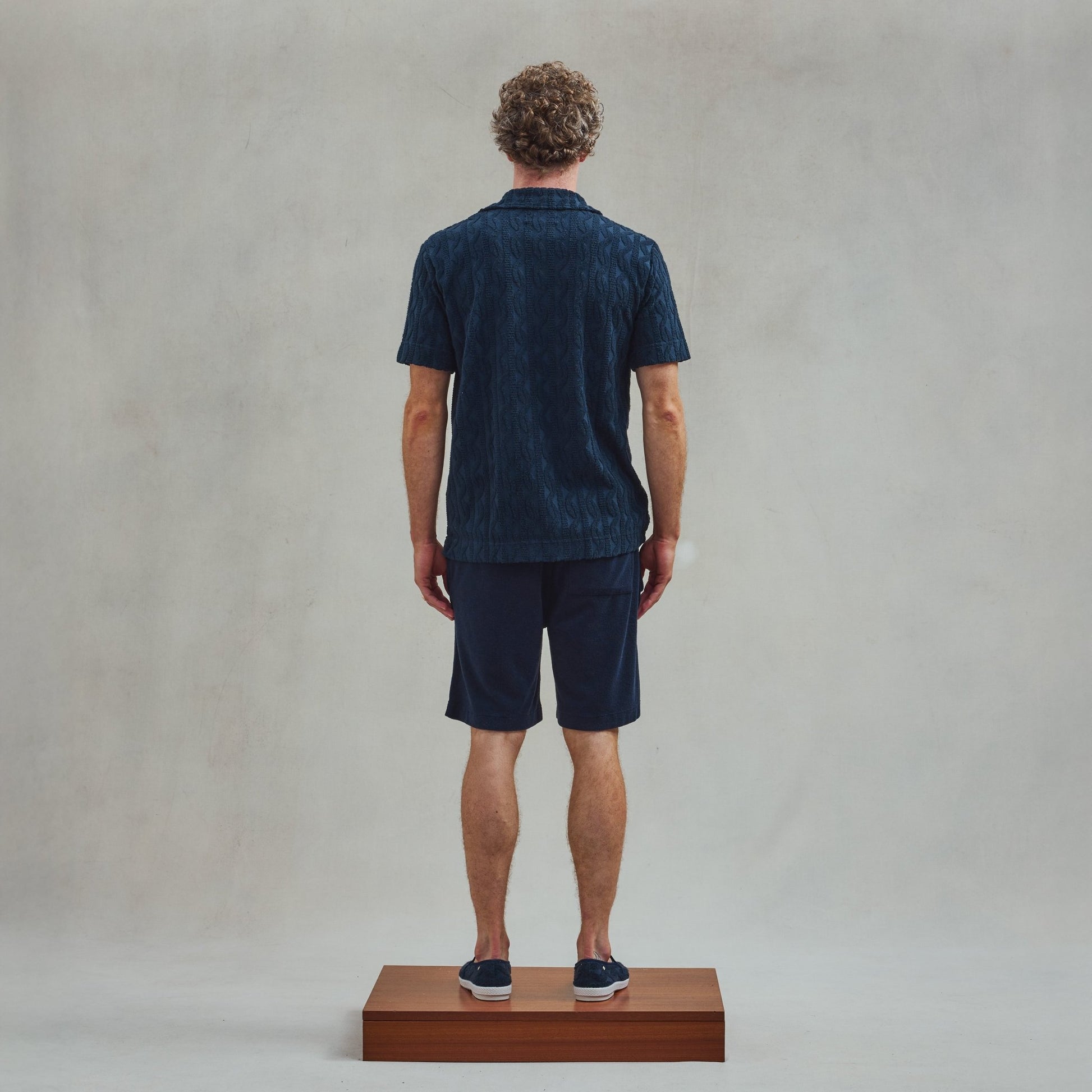 Rivieras European Union CH - CASABLANCA Navy apparel handmade in Spain.