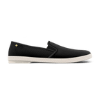 Rivieras European Union Diamond punch leatherette Slip - On Loafer Black 1521 Shoes handmade in Spain.