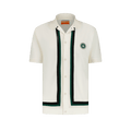 Rivieras European Union Ecru Golf Shirt apparel handmade in Spain.