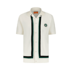 Rivieras European Union Ecru Golf Shirt apparel handmade in Spain.