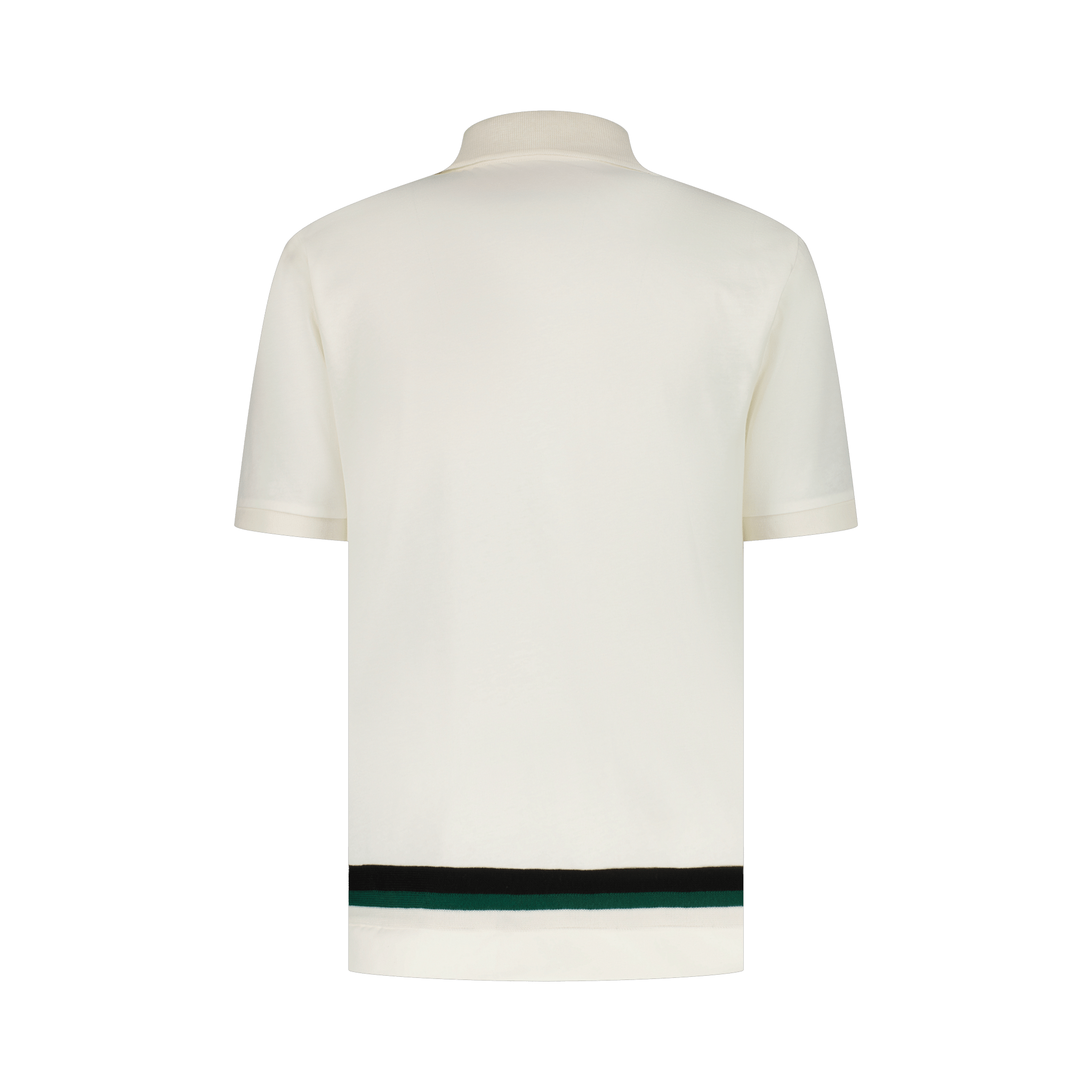Rivieras European Union Ecru Golf Shirt apparel handmade in Spain.