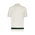 Rivieras European Union Ecru Golf Shirt apparel handmade in Spain.