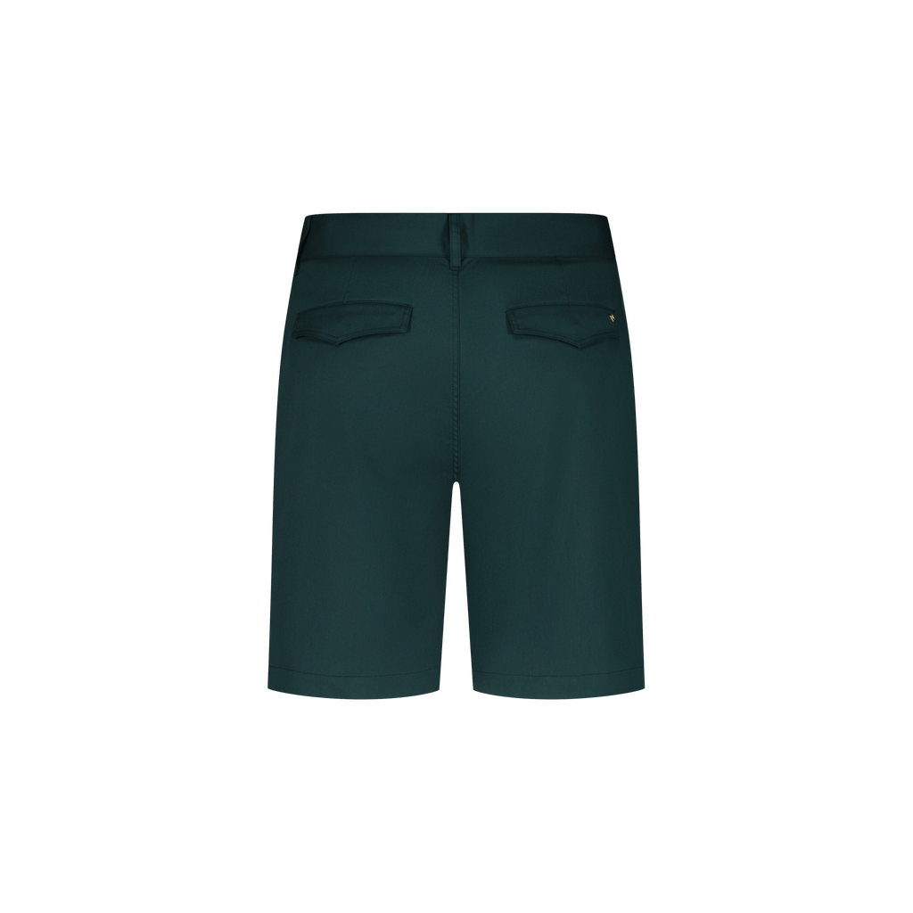 Rivieras European Union Green Short with Gold Buckle apparel handmade in Spain.