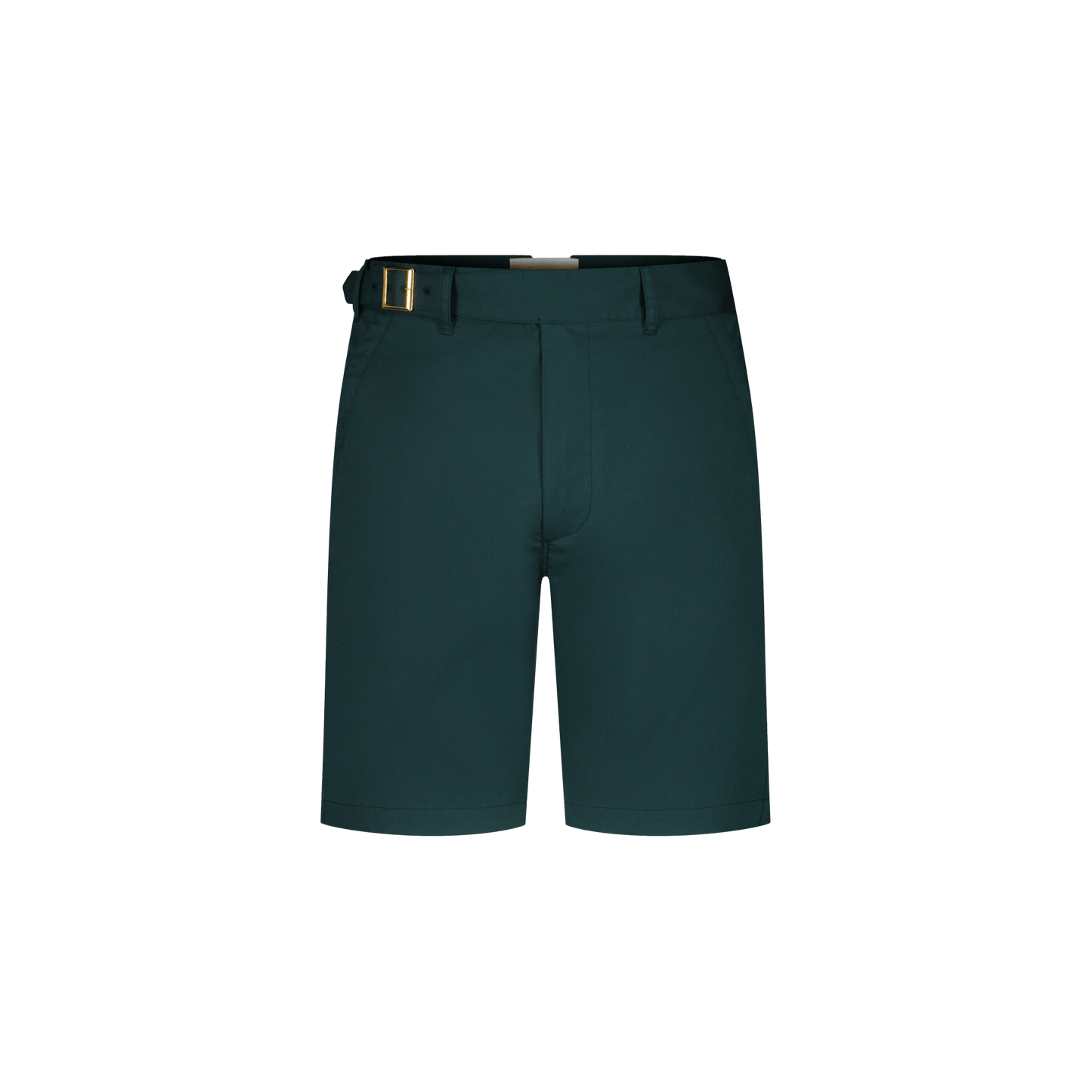 Rivieras European Union Green Short with Gold Buckle apparel handmade in Spain.