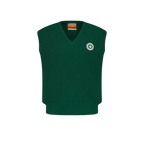 Rivieras European Union Green Sleeveless Sweater apparel handmade in Spain.