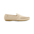 Rivieras European Union Jazz Suede Slip - On Moccasin Light Beige J302 Shoes handmade in Spain.