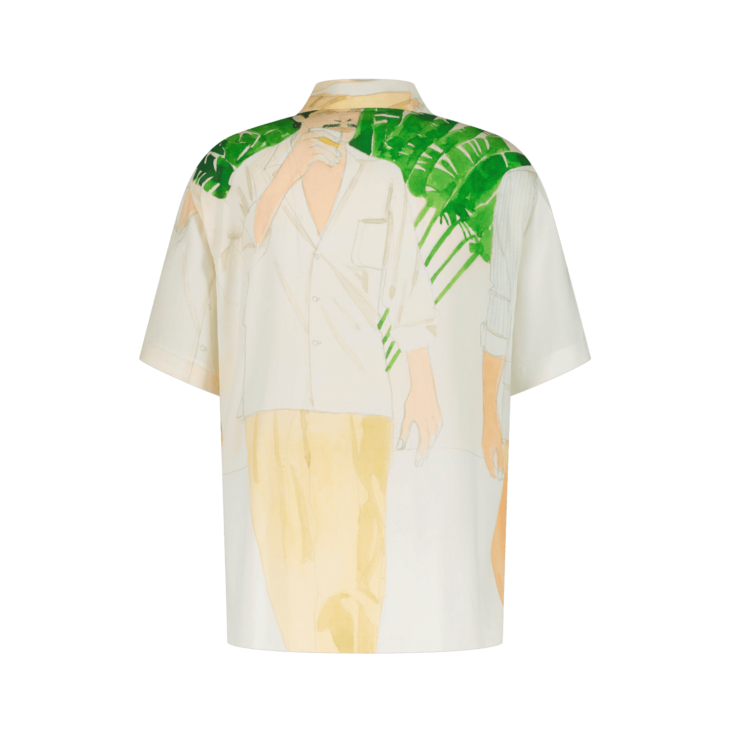 Rivieras European Union Printed Cocktail Shirt apparel handmade in Spain.