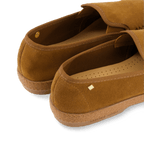 Rivieras European Union Slip - On Woven Split Toe Moccasin Brown 3094 Shoes handmade in Spain.