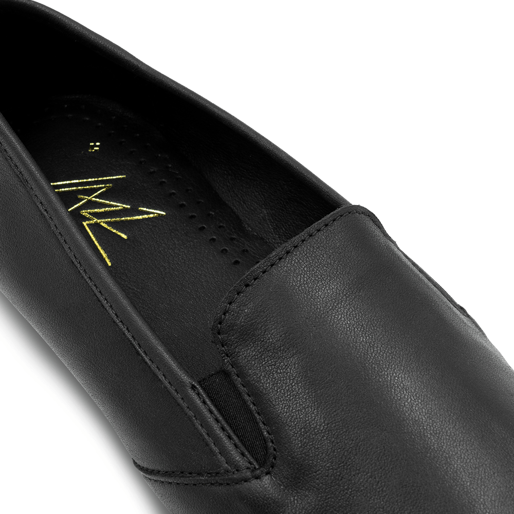 Rivieras Leisure shoes Black Jazz Shoe J1001 Jazz handmade in Spain.