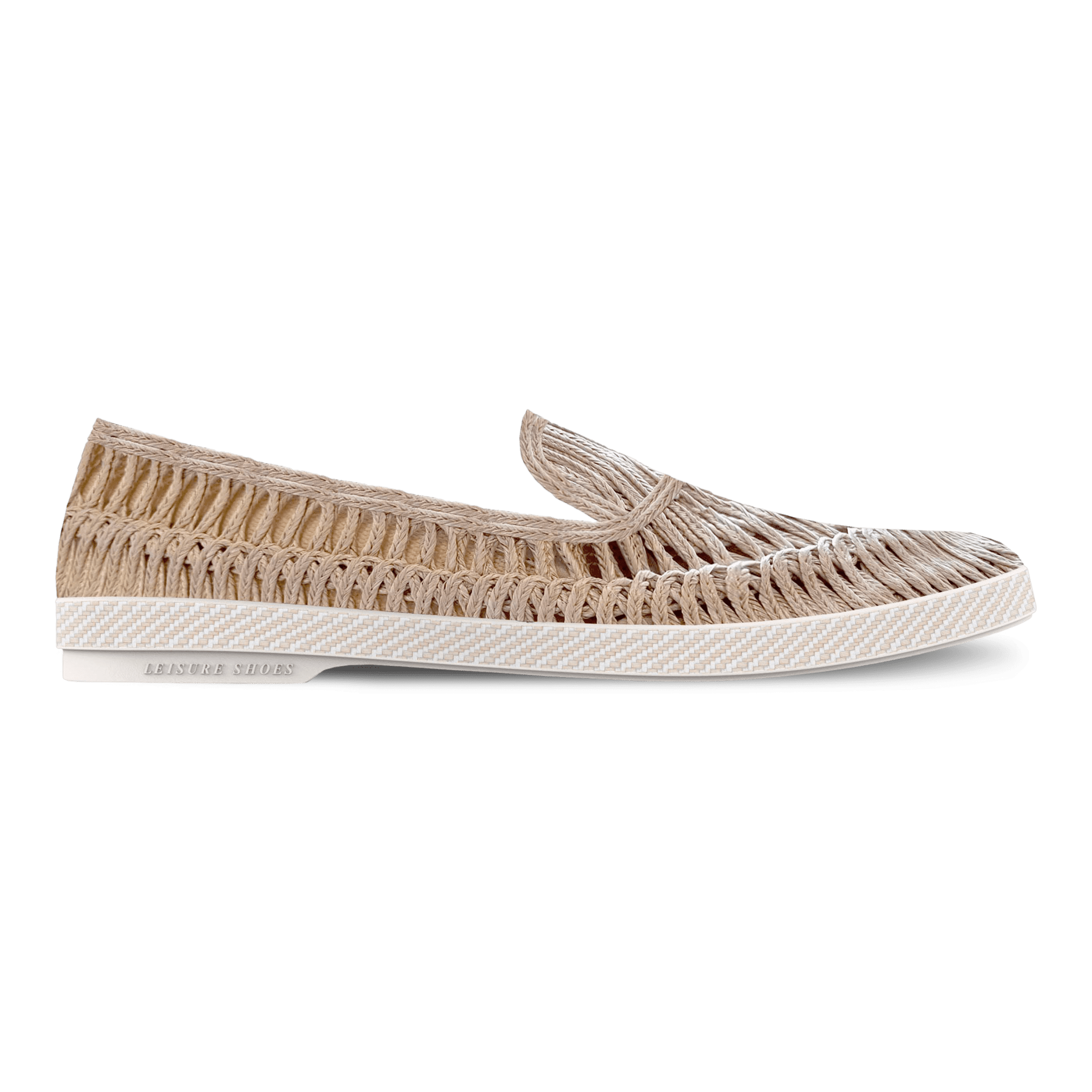 Rivieras Leisure Shoes Braided Raffia Slip - On Loafer 1550 handmade in Spain.