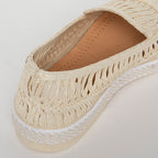 Rivieras Leisure Shoes Braided Raffia Slip - On Loafer 1550 handmade in Spain.