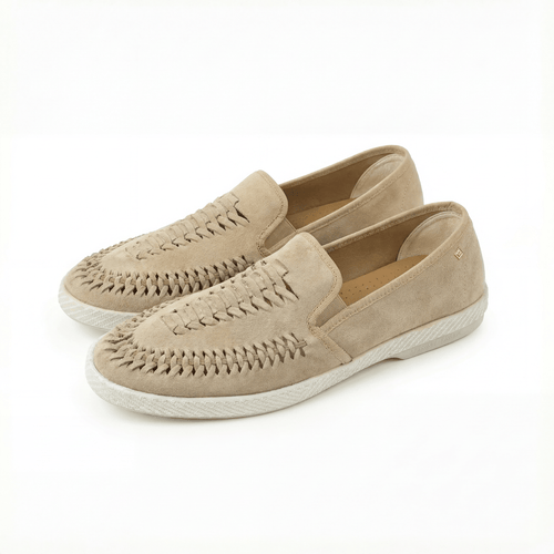 Rivieras Leisure Shoes Classic Arizona Ecru SHOES handmade in Spain.