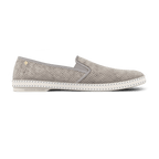 Rivieras Leisure Shoes Classic Suede Slip - On Loafer Gray 3072 Shoes handmade in Spain.