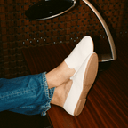 Rivieras Leisure shoes Leather Jazz Shoe White J1000 Jazz handmade in Spain.
