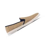 Rivieras Leisure shoes Raffia Slip - On Loafer with Navy Trim 1312 Mocassin handmade in Spain.