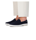 Classic Cotton Canvas Slip-On Loafer Navy