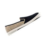 Rivieras Shoes Classic Match Suede Slip - On Loafer in Beige & Navy 3080 Mocassin handmade in Spain.