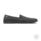 Rivieras Shoes Classic Mesh Slip - On Loafer Anthracite Gray 3237 Mocassin handmade in Spain.