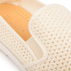 Rivieras Shoes Classic Mesh Slip - On Loafer Natural 3202 Mocassin handmade in Spain.