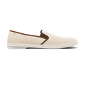 Rivieras Shoes Classic Mesh Slip - On Loafer with Imitation Leather Trim 3401 Mocassin handmade in Spain.